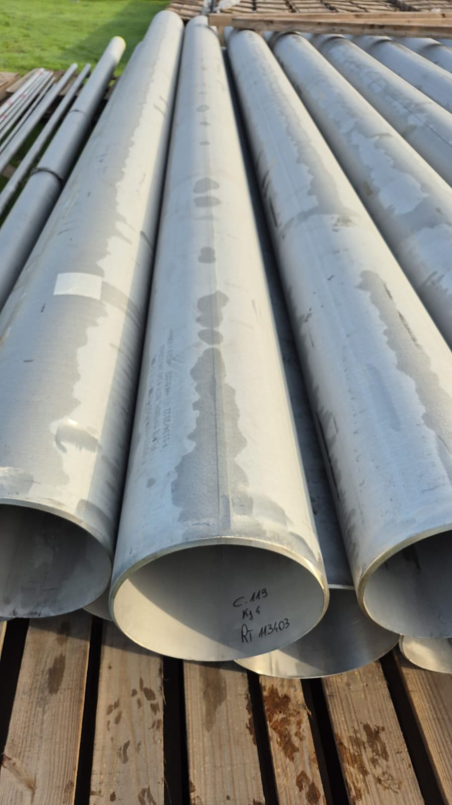 12" S-30 PIPE A358-304L CL. 1 BE - EFW 100% RX B36.10/ASME B36.19